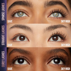 MAYBELLINE máscara, brocha en torre flexible para volumen desde la raíz