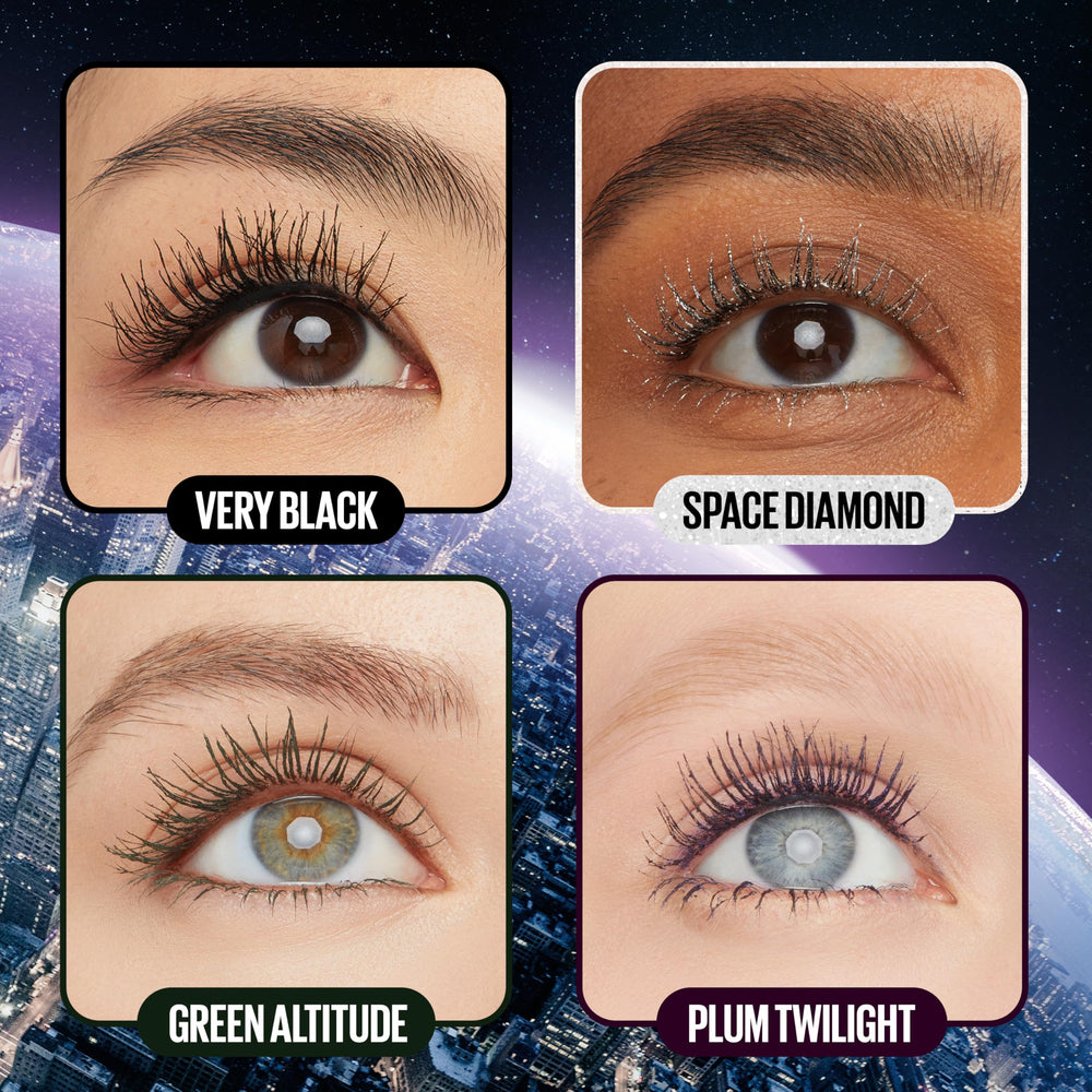 MAYBELLINE máscara en Cosmic Black para un acabado intenso
