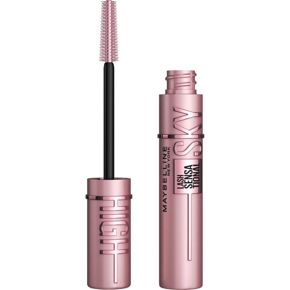 Envase de MAYBELLINE Lash Sensational Sky High para uso diario cómodo.
