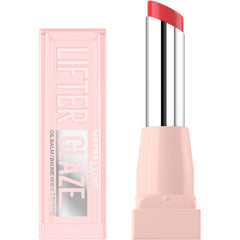 Maybelline Lifter Glaze Balm application showing glossy, hydrated lips