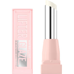 Maybelline Lifter Glaze Oil Balm tube showing portable hydration and glaze finish.