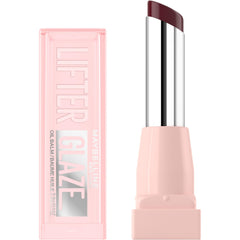 Maybelline Lifter Glaze Espresso Kiss bottle pour shows long-lasting hydration and radiant gloss.