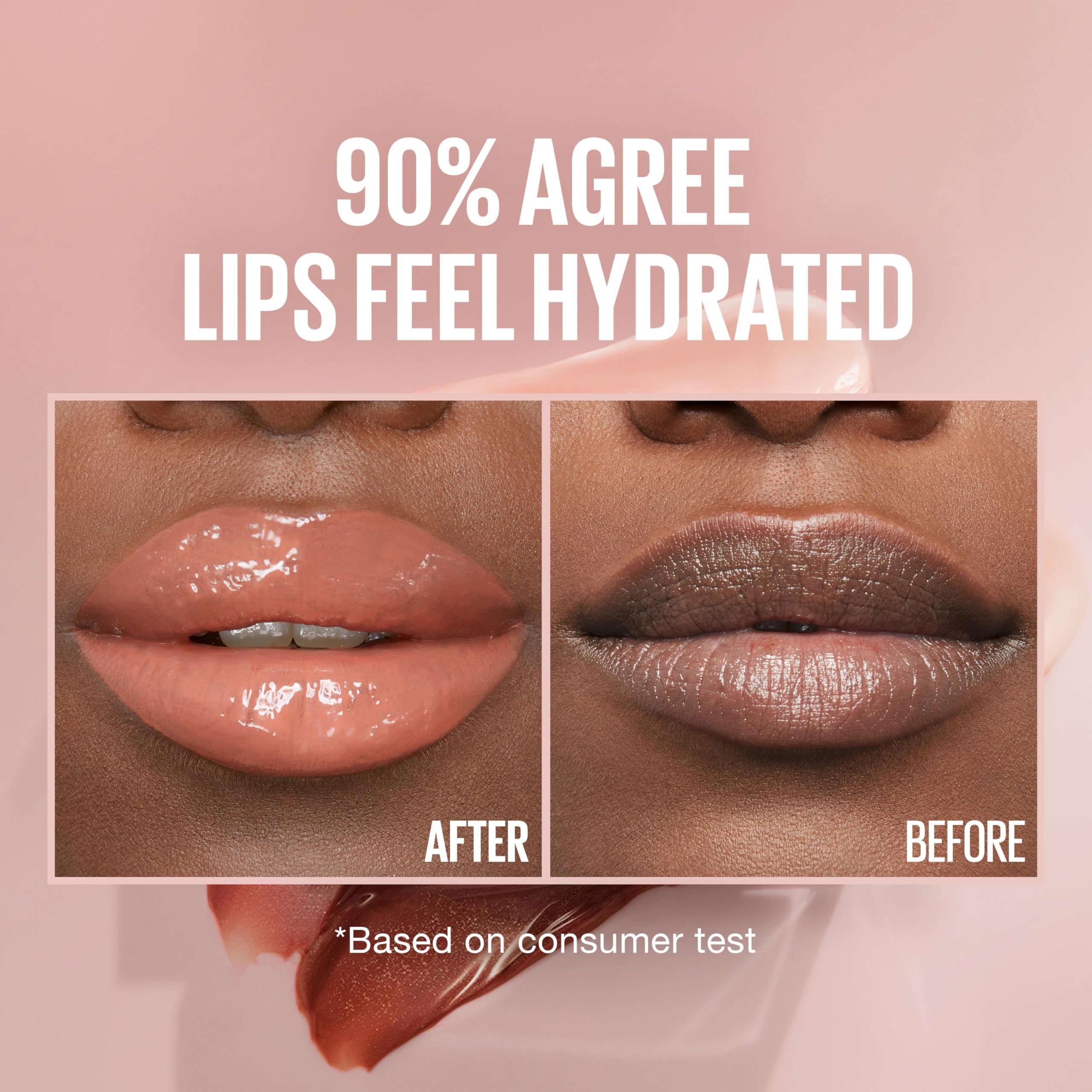 Maybelline Lifter Gloss Amber, acabado vidrioso que ilumina la sonrisa.