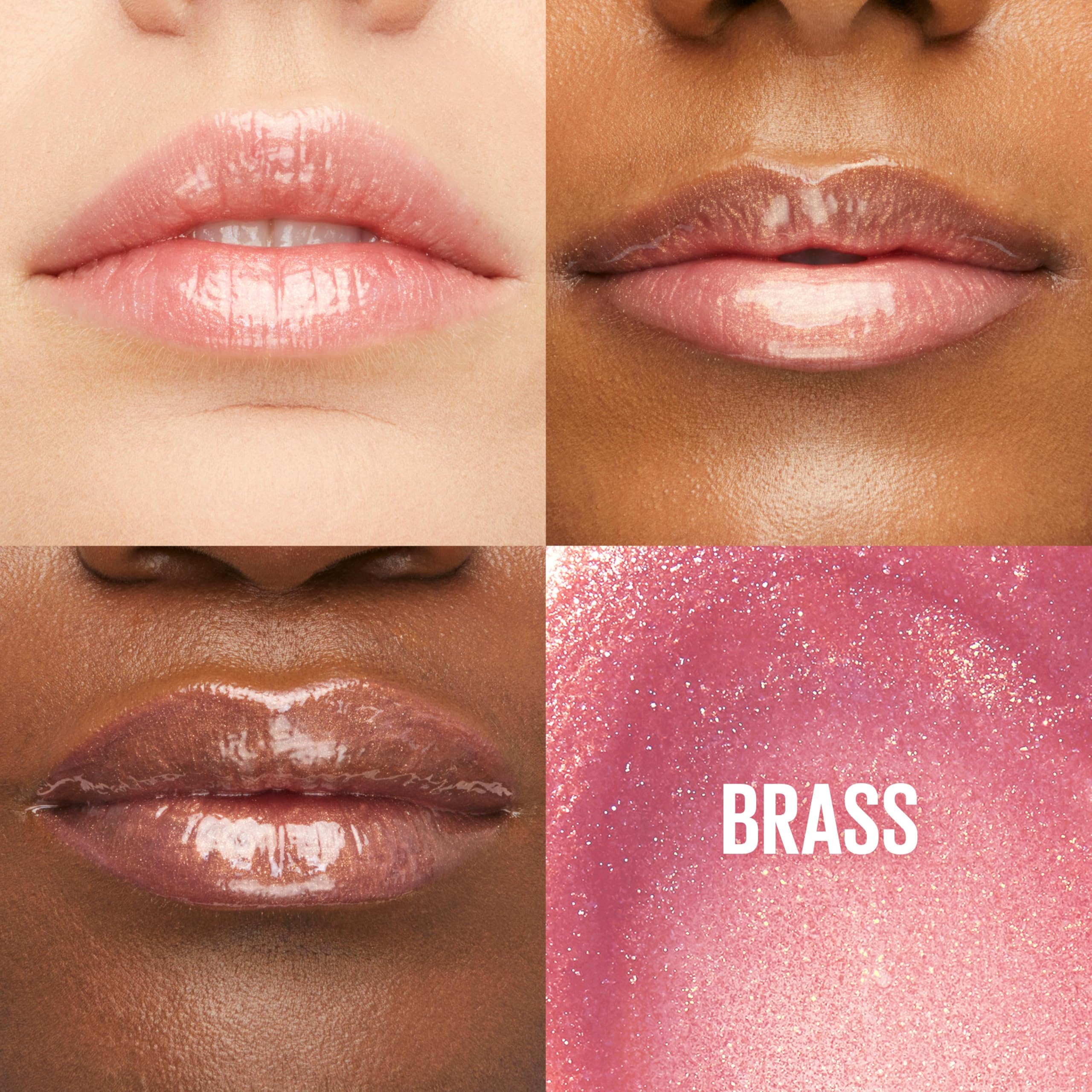 Maybelline Lifter Gloss ofrece brillo intenso para labios con acabado suave y cómodo.