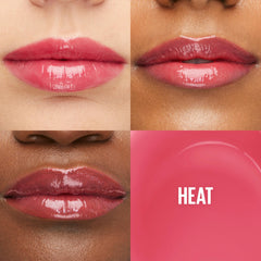 Maybelline Lifter Gloss en tono frambuesa translúcido ofrece brillo duradero