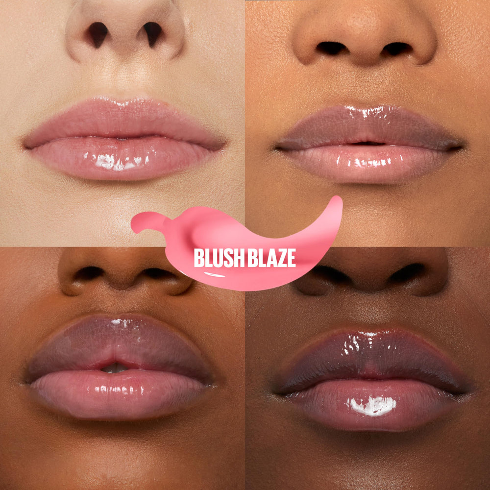 Aplicador XL de MAYBELLINE Lifter Gloss Plump para labios definidos en un gesto
