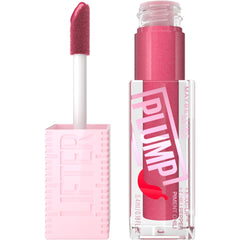 MAYBELLINE Lifter Gloss Plump con aplicador XL para labios más definidos.