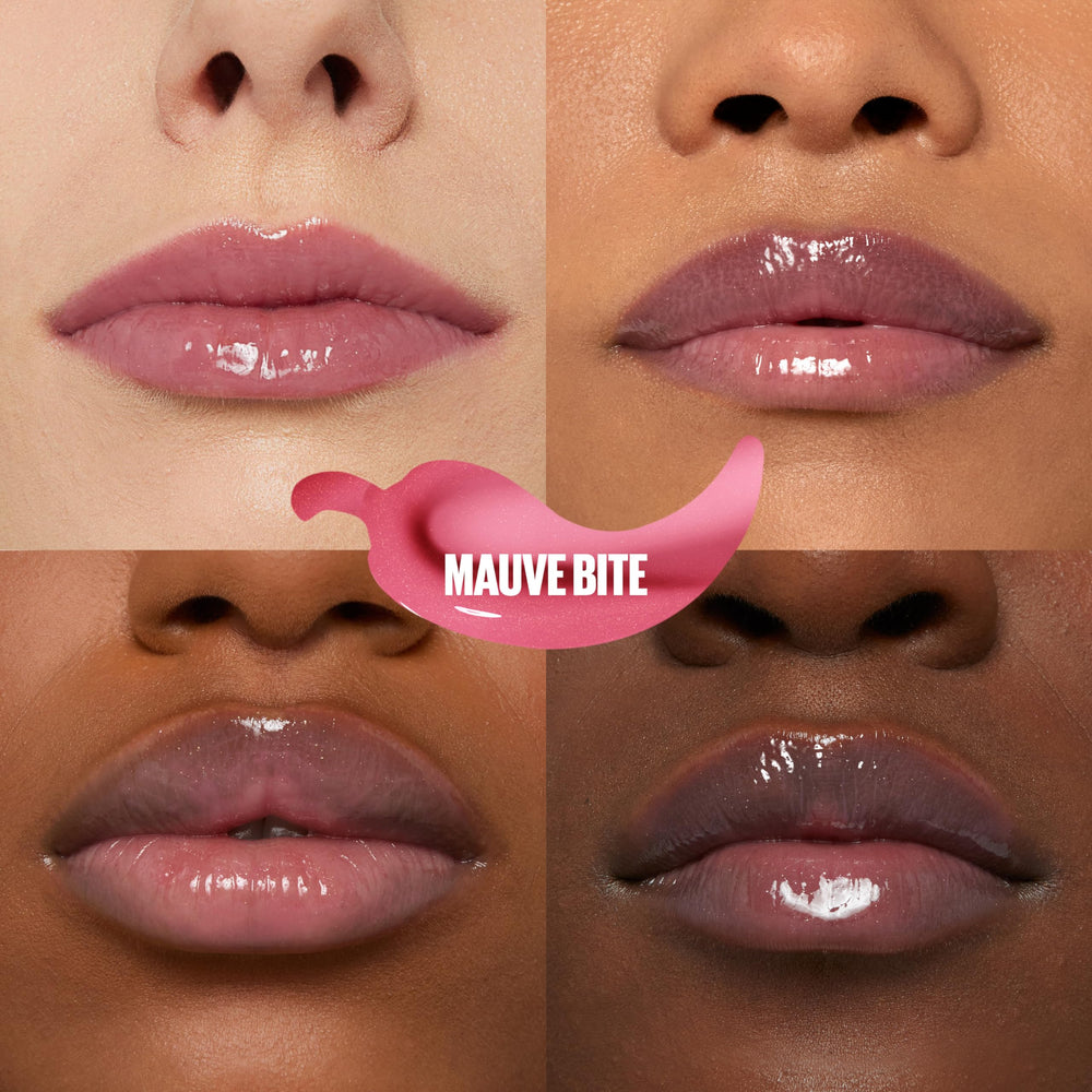 MAYBELLINE Lifter Gloss Plump con textura brillante para un brillo intenso.