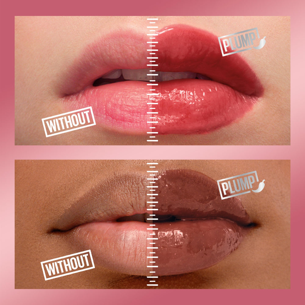 MAYBELLINE Lifter Gloss Plump tono Blush Blaze realza labios con brillo