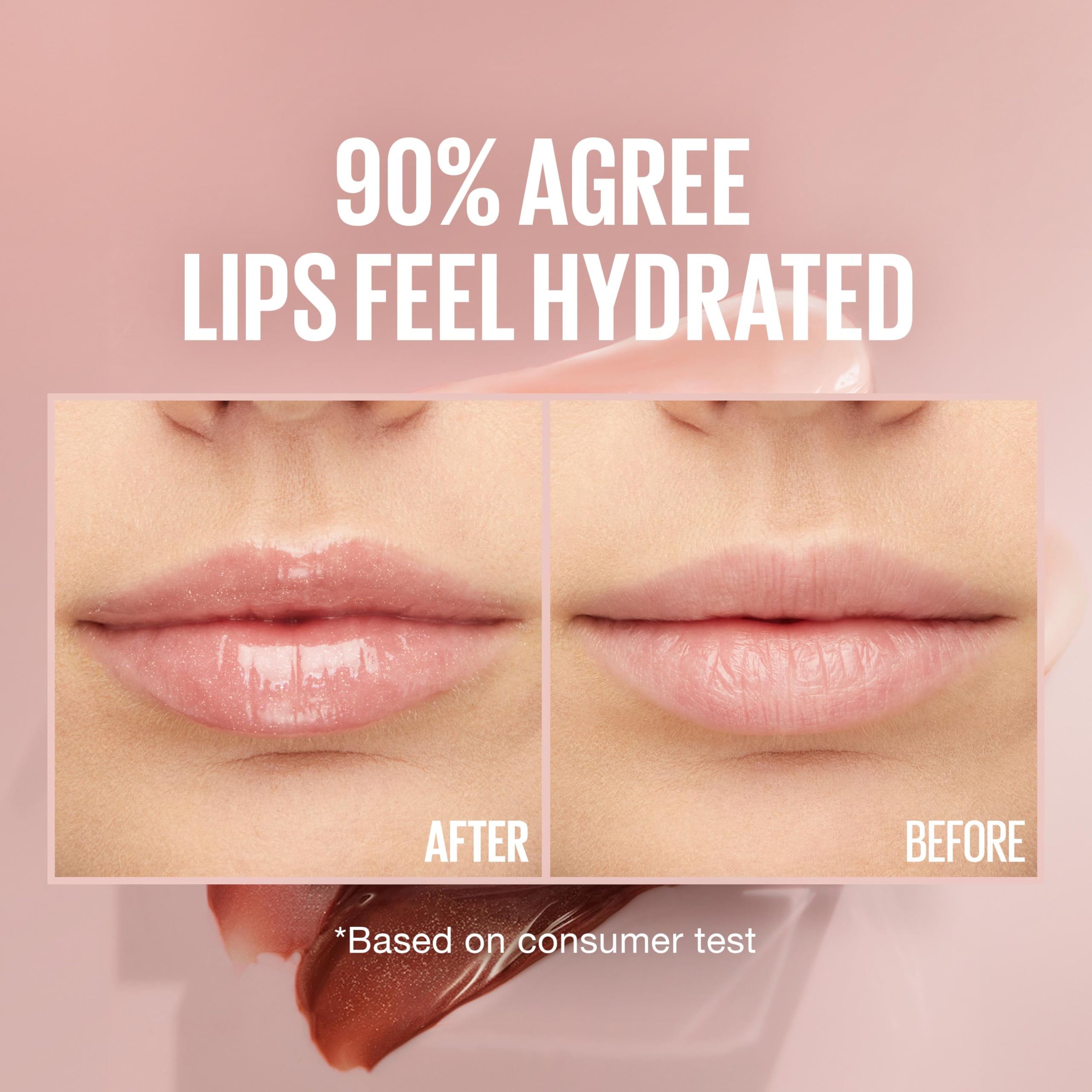 Maybelline Lifter Rosa Neutral aplicador XL para un color rosa natural y duradero.