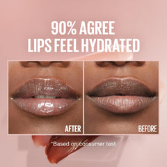 Maybelline Lifter Gloss textura sedosa que desliza sin pegar.