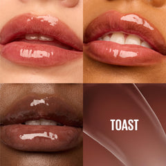 Toast shade being applied with the XL wand for smooth coverage.