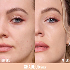 Maybelline Lifter Serum Concealer, aplicador, facilita una aplicación precisa y uniforme.
