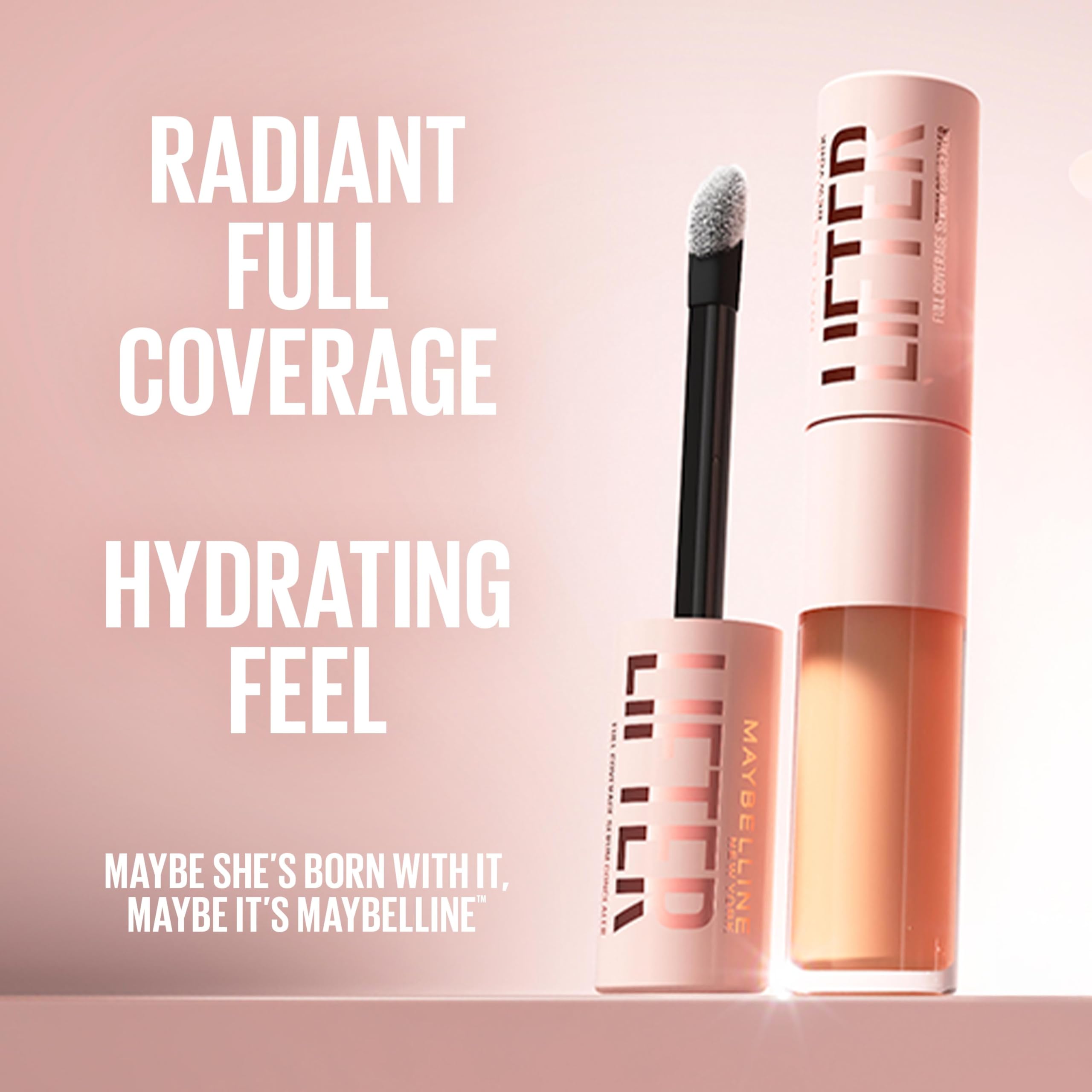 Maybelline Lifter Serum Concealer cafeína deshincha la zona ocular