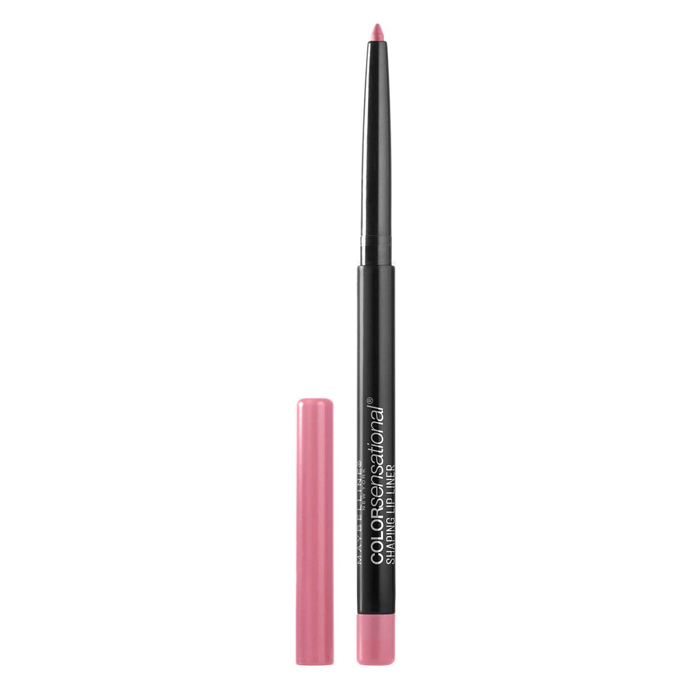 Maybelline lip liner helps prevent feathering and keeps lipstick inside the lines.
