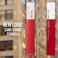 Longwear matte finish offers smooth, pigment-rich lip color all day