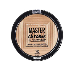Maybelline Master Chrome oro fundido en la frente para realzar pómulos