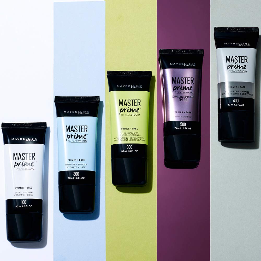 Maybelline Master Prime sin aceite para piel sensible.