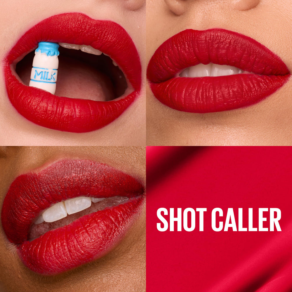Maybelline Matte Ink Color: pigmentación intensa para labios rojos y rosados mate.