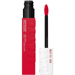 Maybelline Matte Ink Shot Caller: aplicador flecha para precisión y color duradero.