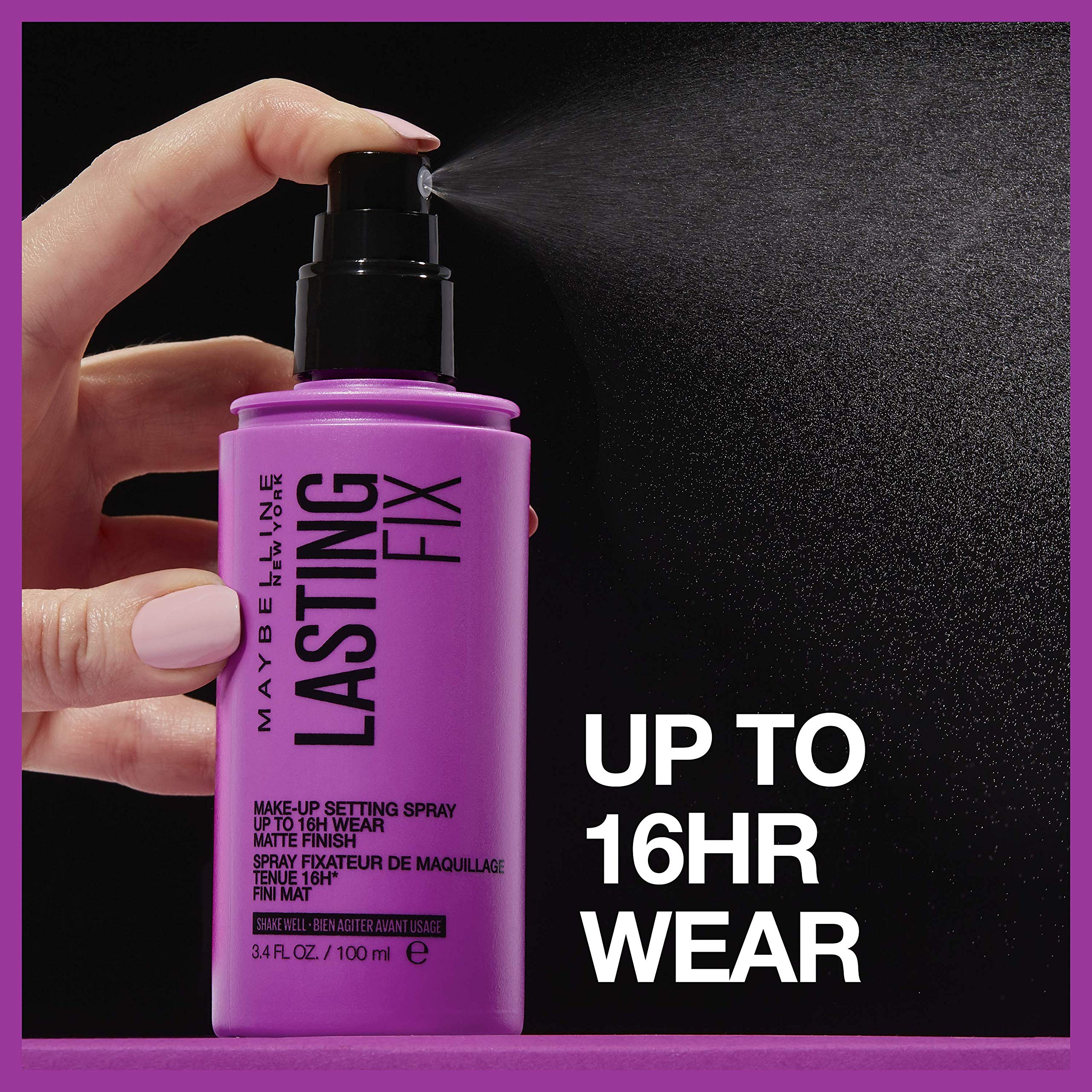 Maybelline New York Facestudio Lasting Fix matte finish visible on the skin.