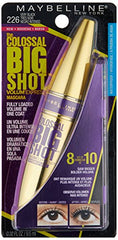Maybelline New York Colossal Big Shot mascara brush close-up showing wavy bristles