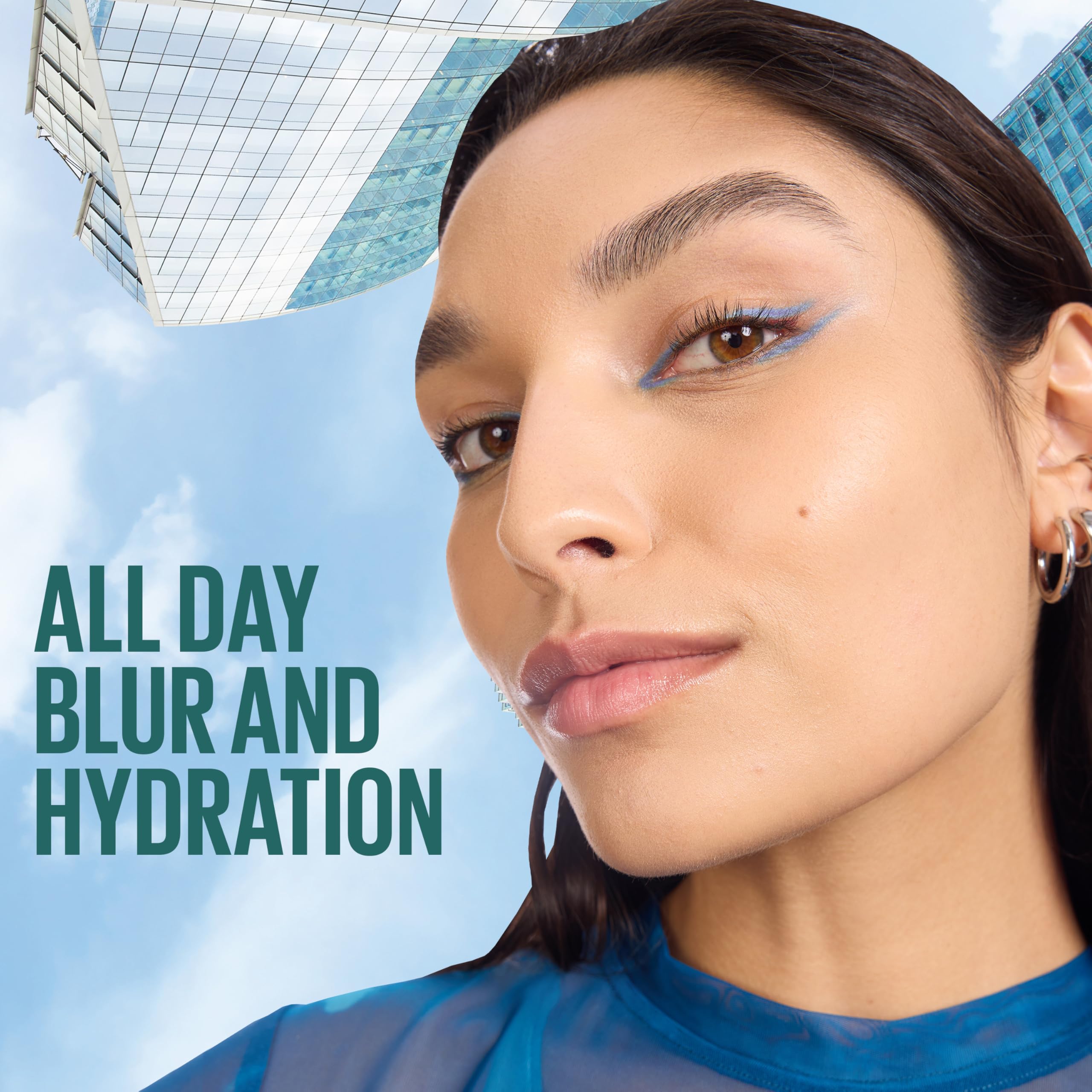 Maybelline Poreless Jelly Primer sin silicona, sensación ligera y transpirable.