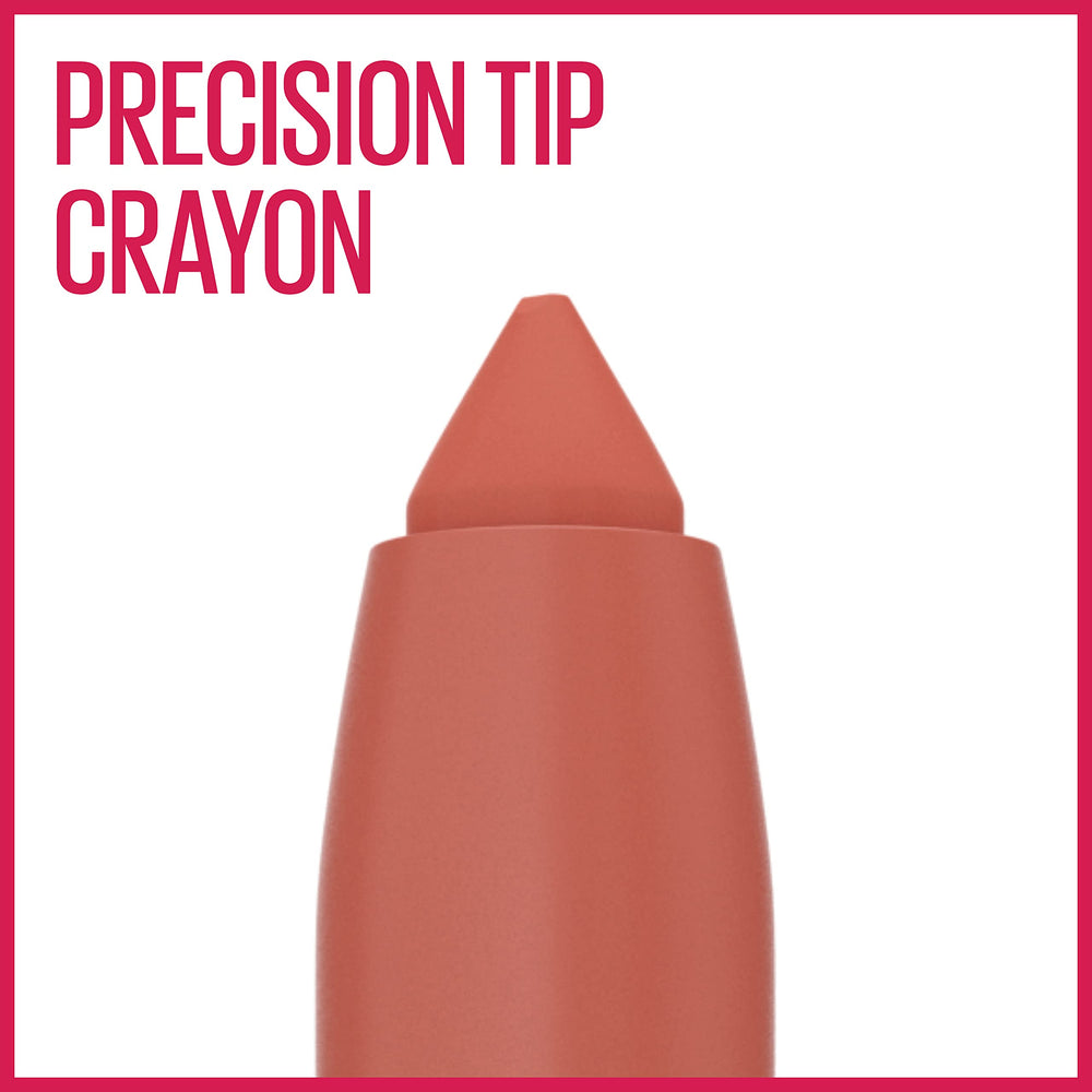 Maybelline punta afilada integrada facilita una aplicación precisa.