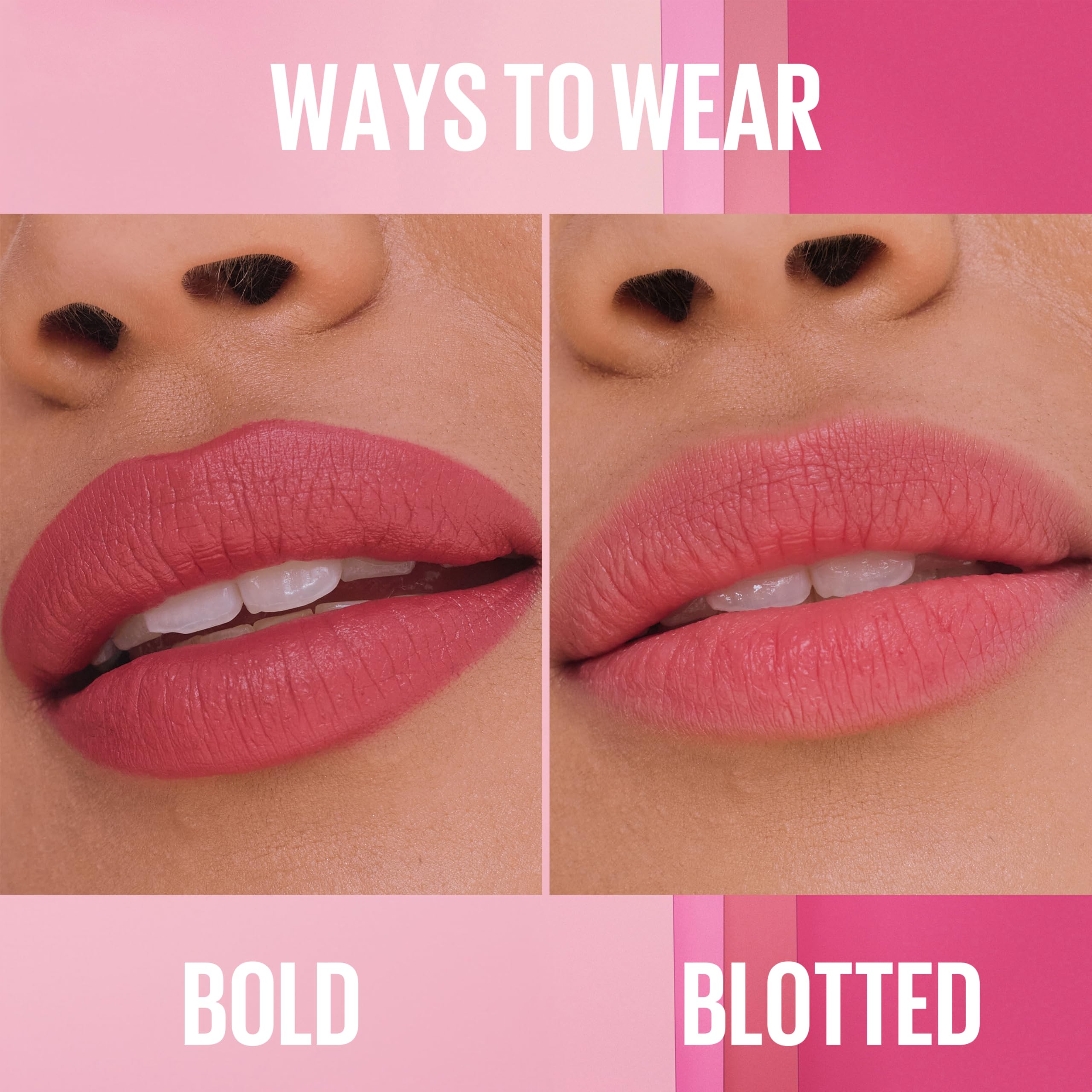 MAYBELLINE Serum Lipstick Avenue A contiene aceites y ácido hialurónico para cuidado suave