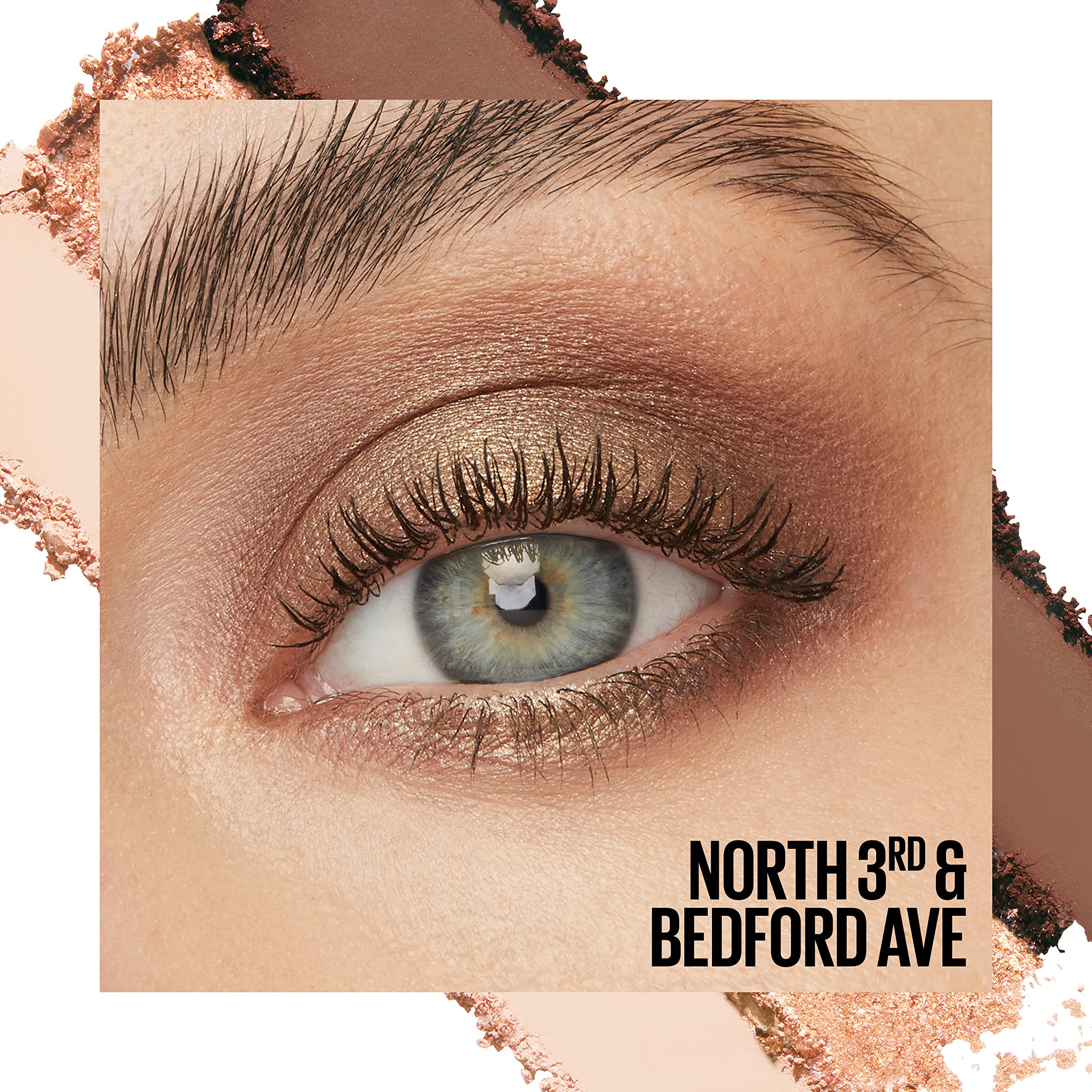 Diseño inspirado en vecindarios urbanos de Nueva York por Maybelline Shadow Blocks.
