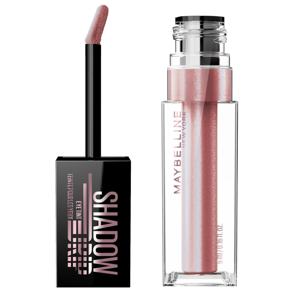 MAYBELLINE sombra líquida con aplicador de punta goteo para difuminar rápido.