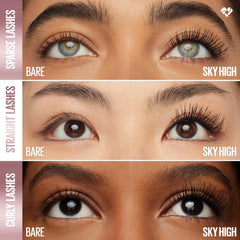 Maybelline Sky High Brillo Superpuesto para ojos, acabado destellante.