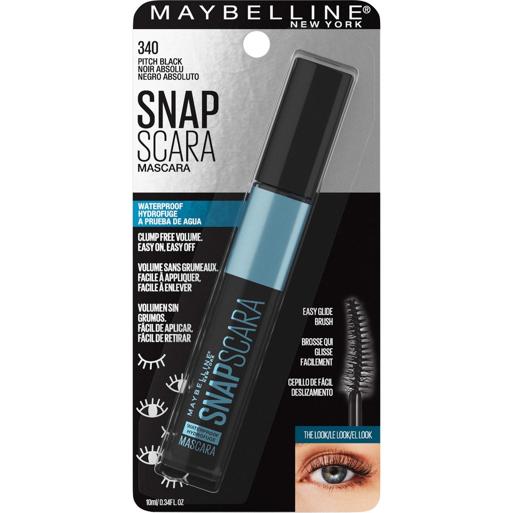 Maybelline Snapscara: resistente al sudor y al calor para días activos.