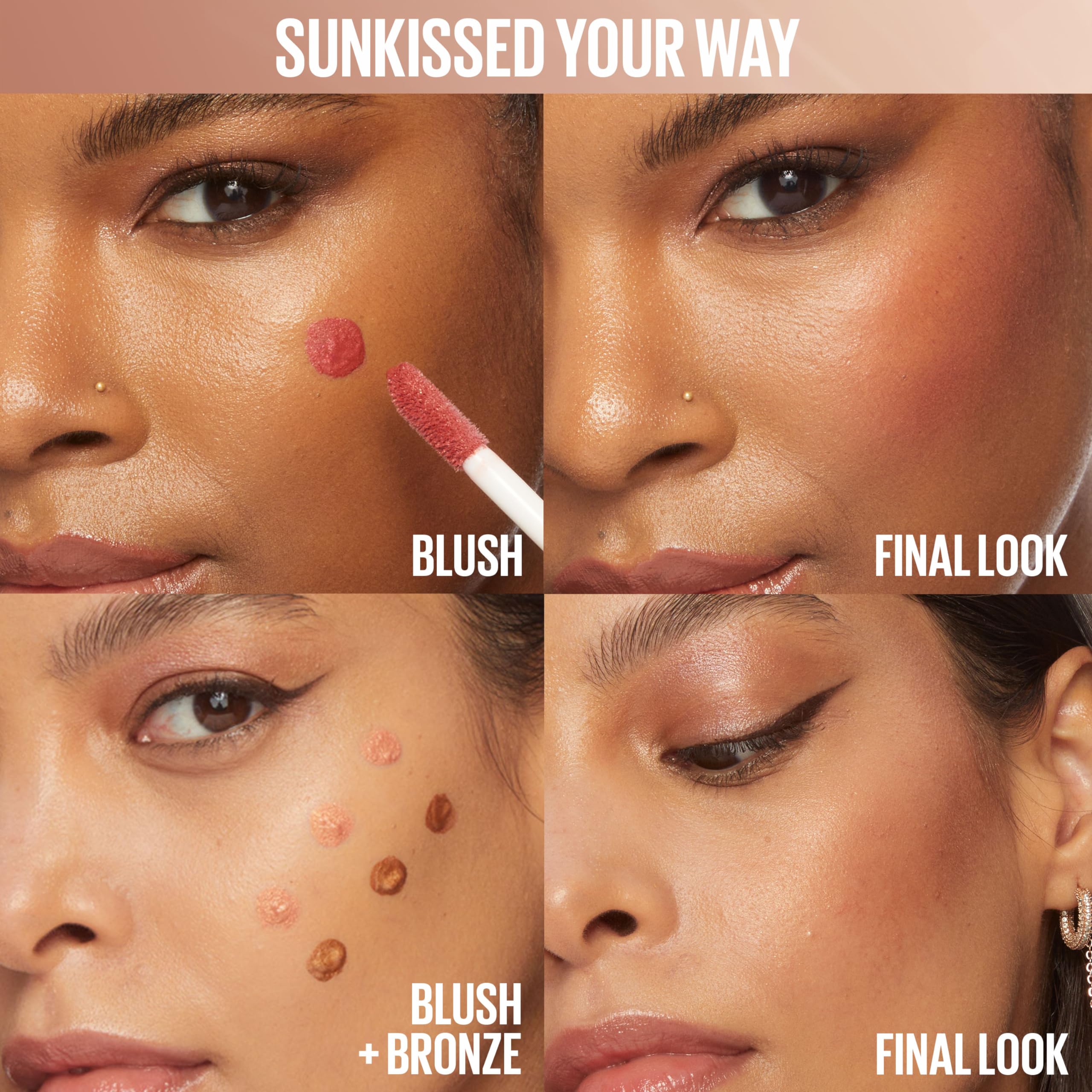 Buildable color lets you customize intensity for blush or bronzer warmth.