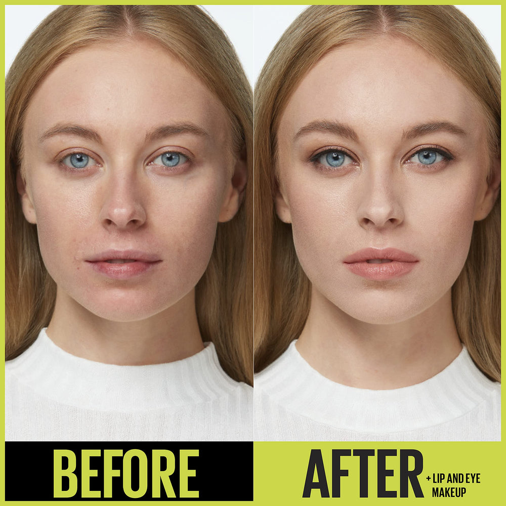 Maybelline Super Stay: dermatológicamente probado para confianza en uso diario.