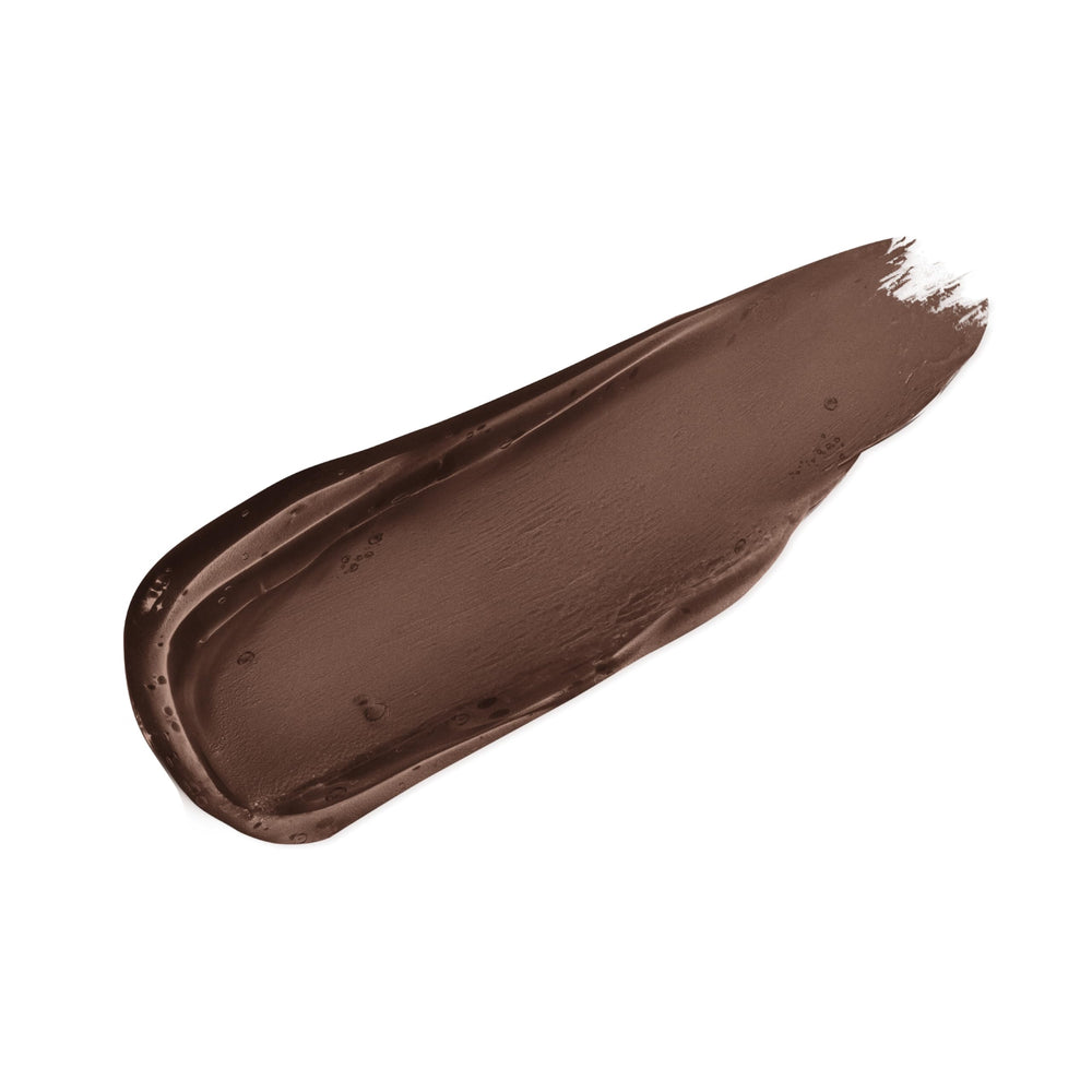 Antes y después de cejas con Maybelline Super Lock Brow Glue para definición precisa.
