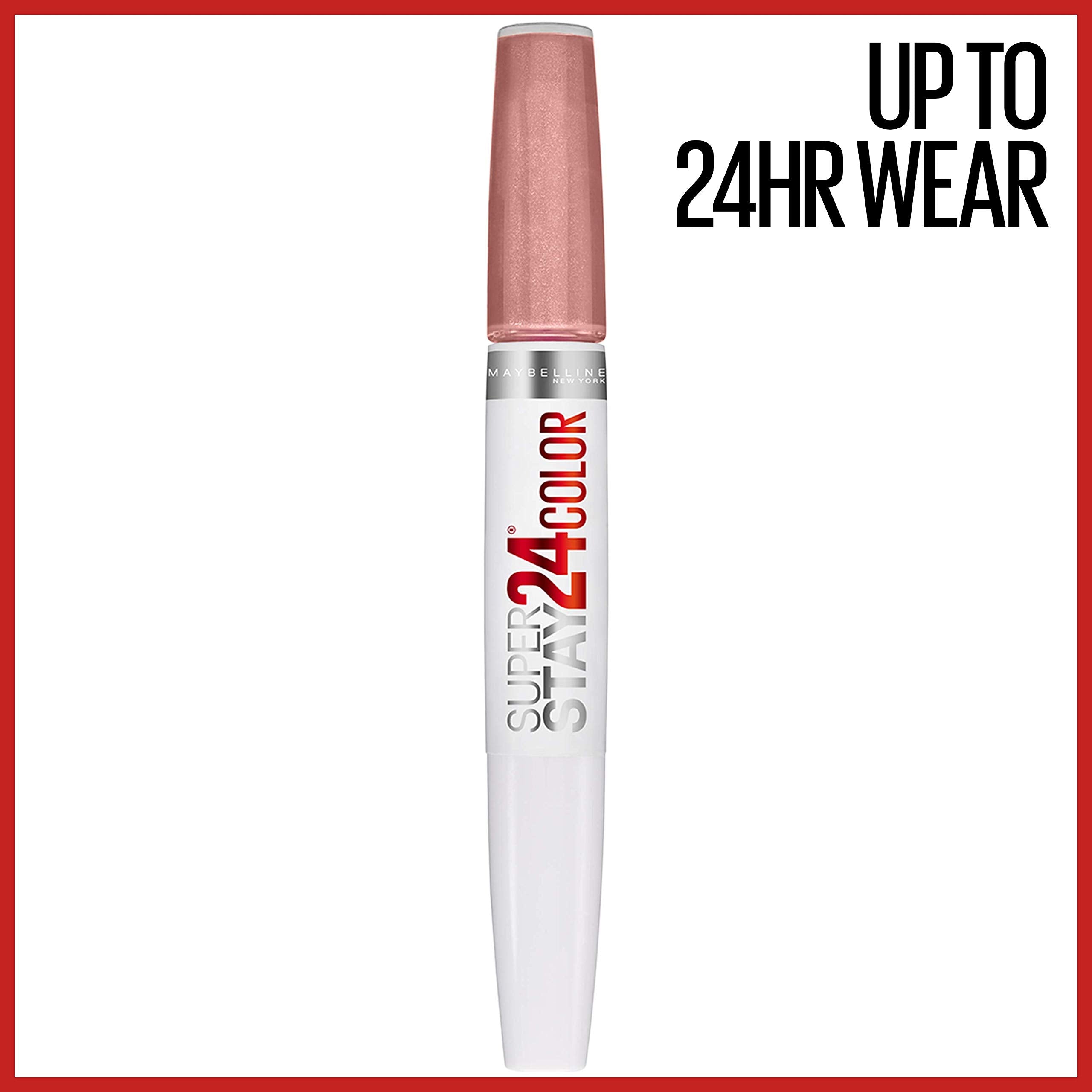 Maybelline Super Stay 24 precision-tip applicator ensures clean, accurate lipstick application.