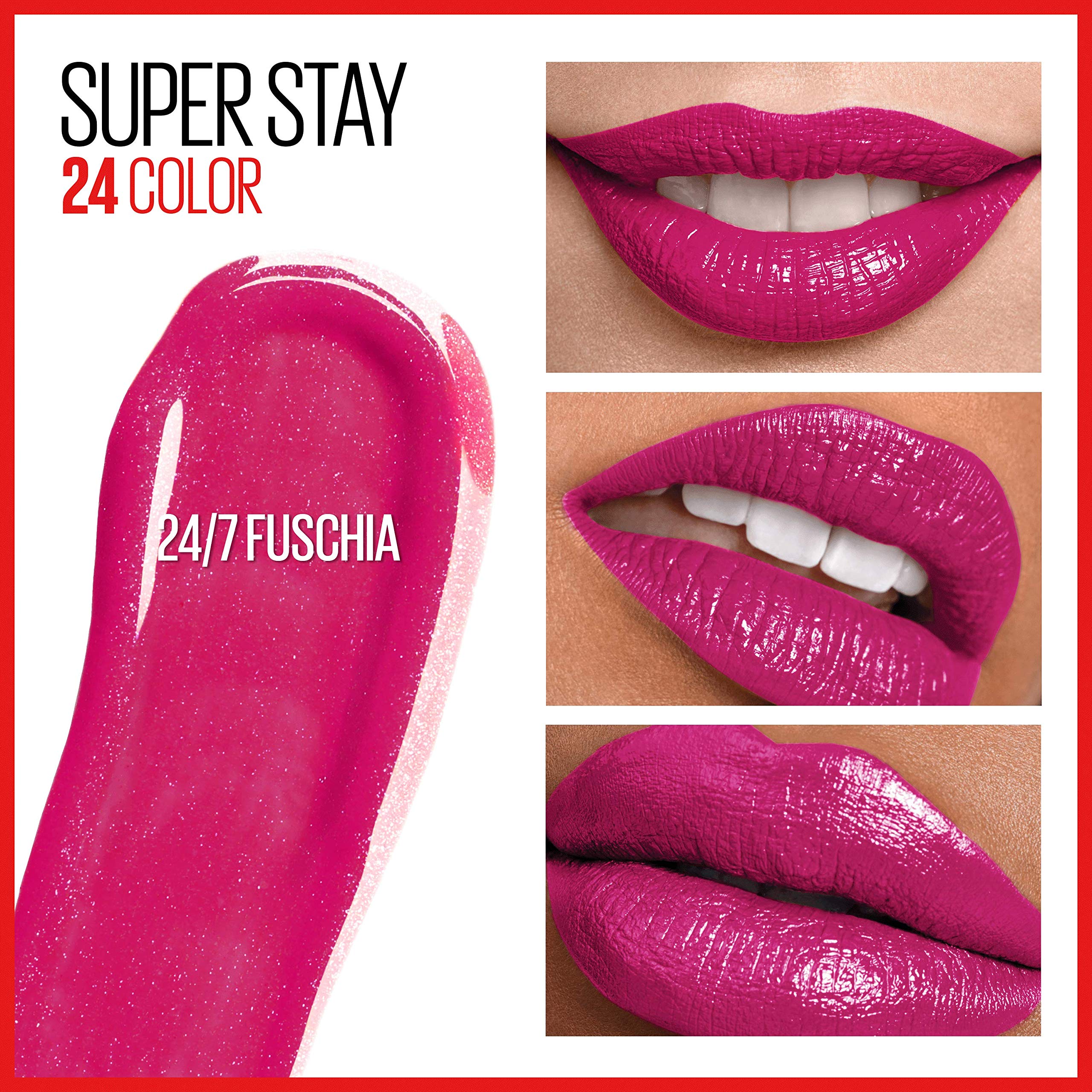 Maybelline Super Stay 24-2 Step ultra-conditioning balm sealing moisture on lips.