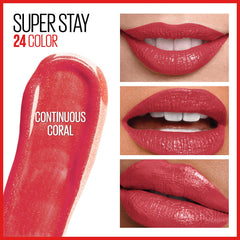 Bálsamo acondicionador de Maybelline Super Stay 24 para hidratación prolongada.