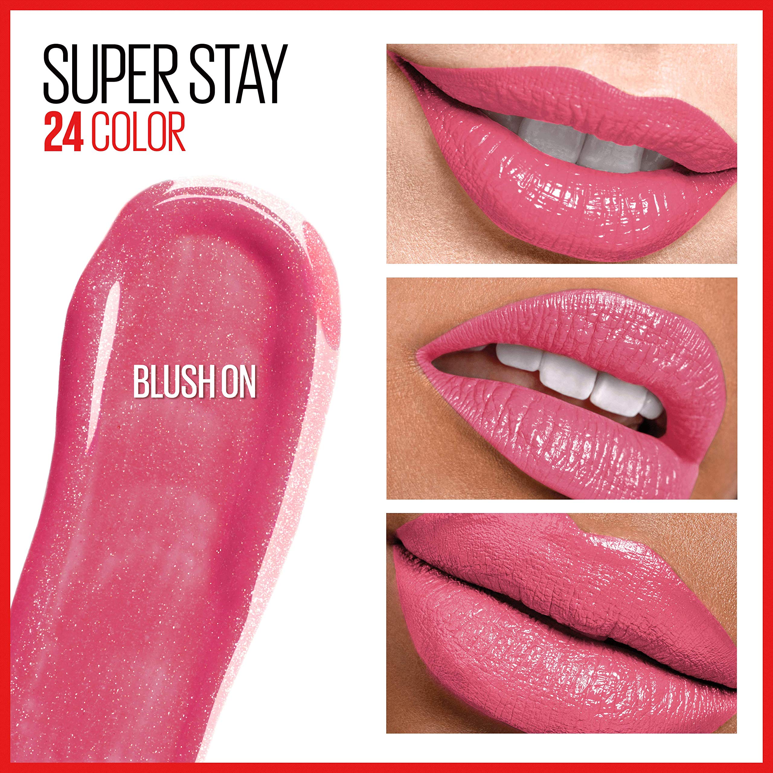 Maybelline Super Stay 24 bálsamo hidratante para labios suaves todo el día.
