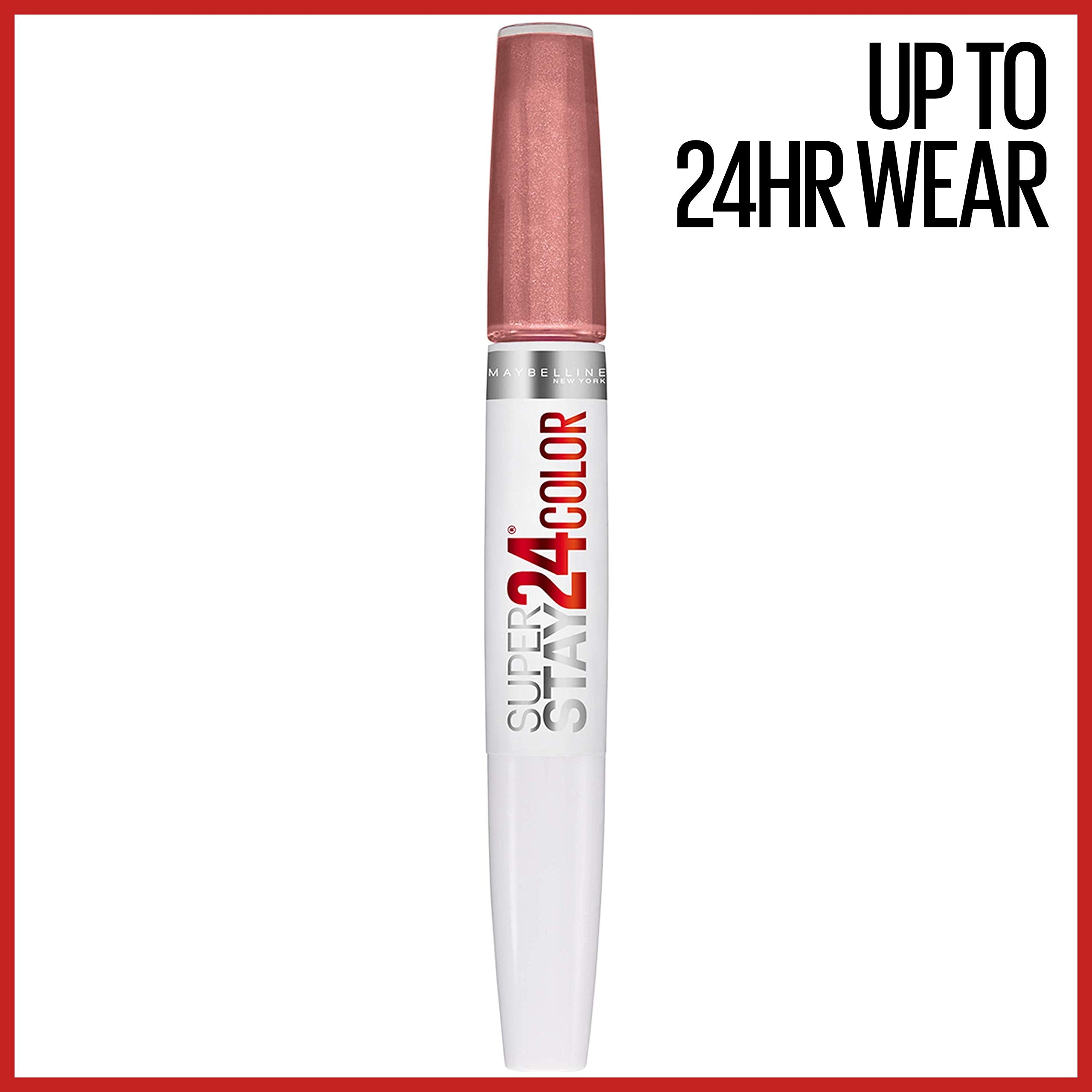 Maybelline Super Stay 24, aplicador micro-flex para una aplicación suave y exacta.