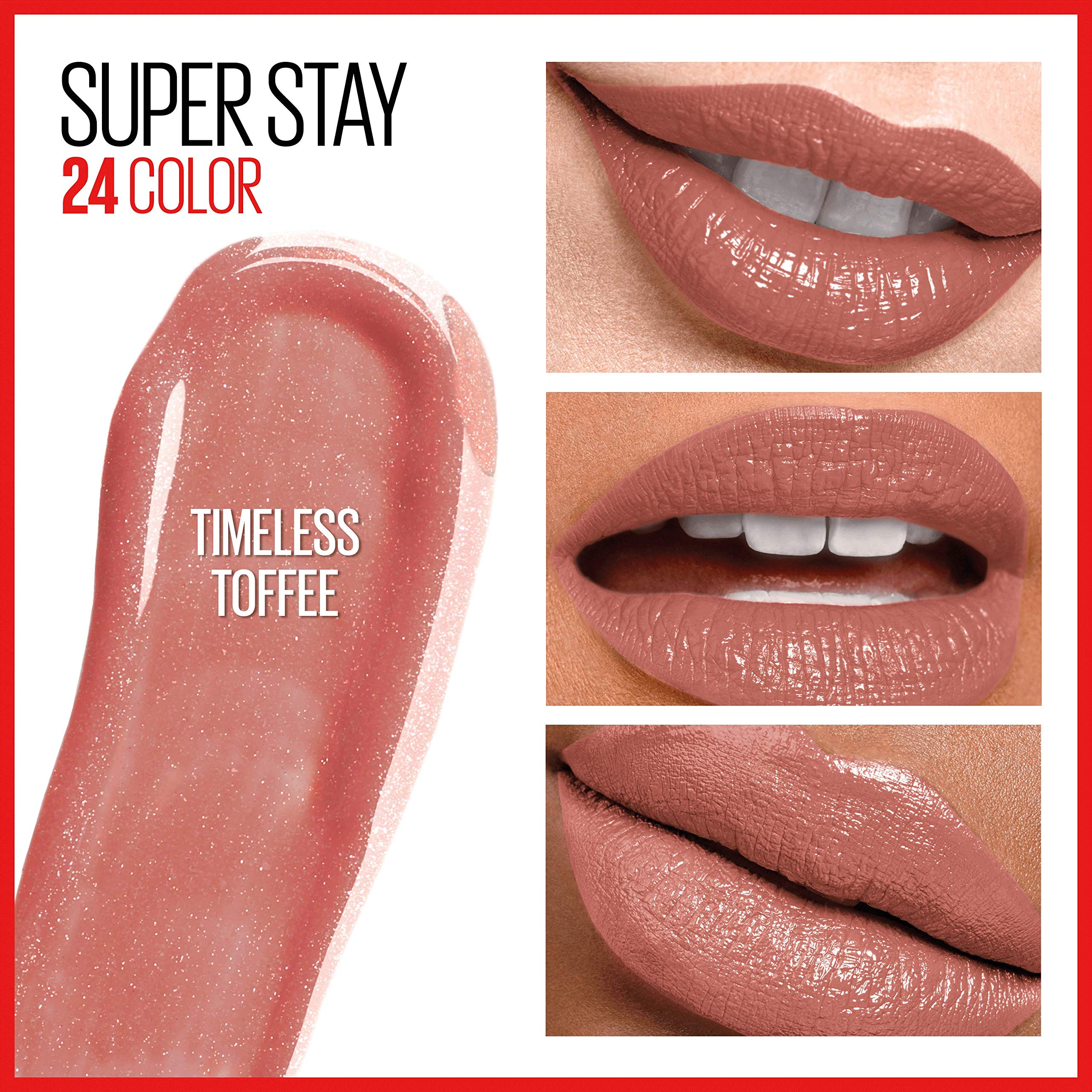 Maybelline Super Stay 24, secado rápido para color que dura todo el día.