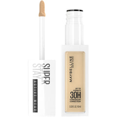 Maybelline Super Stay Active Wear Concealer: bote y aplicador para cobertura duradera