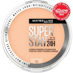 Maybelline Super Stay: cobertura de media a total para un rostro uniforme.