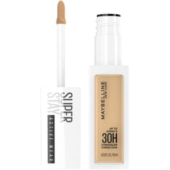 Maybelline Super Stay Concealer con aplicador curva para una aplicación suave