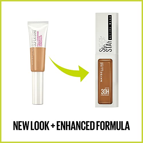 Maybelline Super Stay Concealer gama de 16 tonos para igualar el tono de piel.