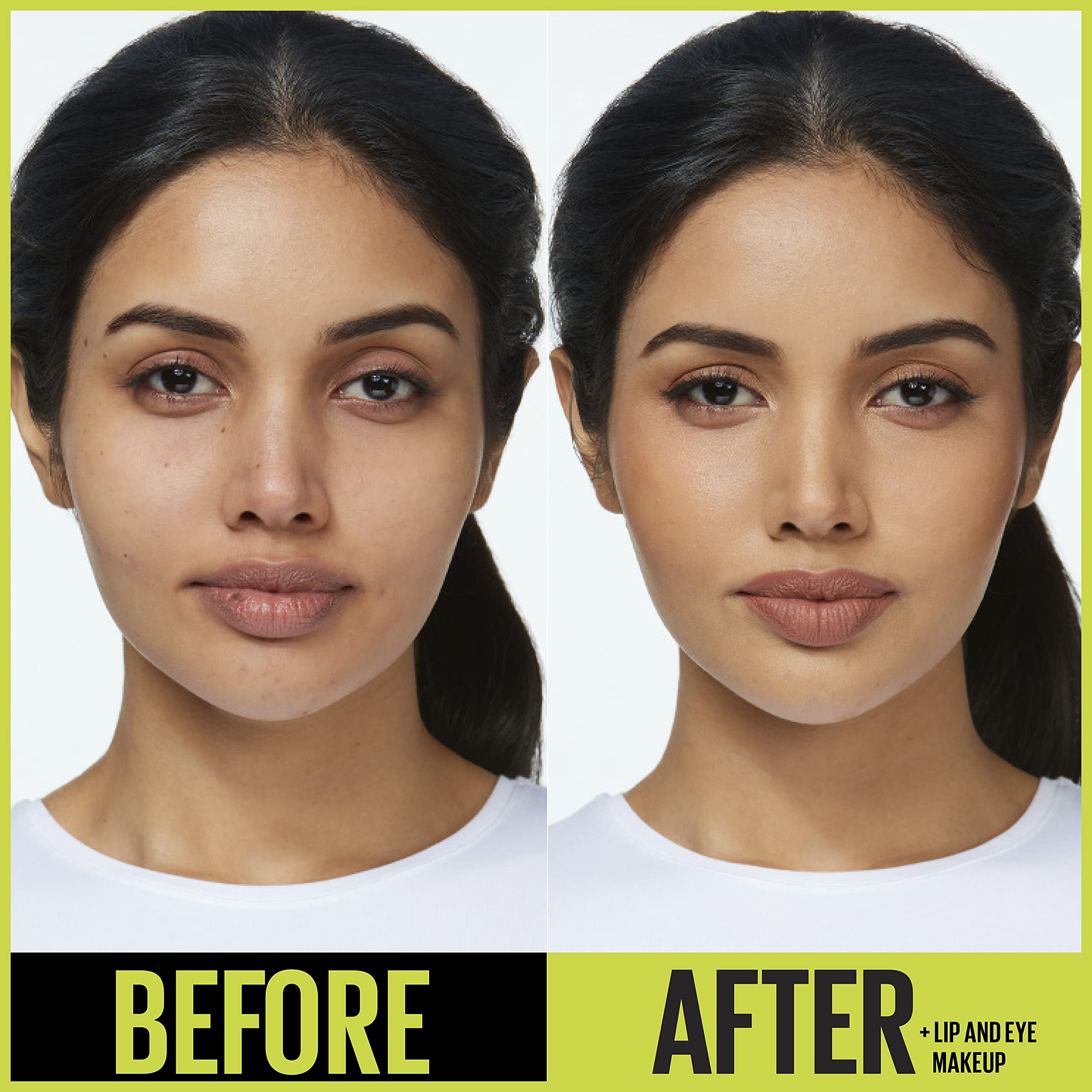 Maybelline Super Stay foundation close-up highlighting natural matte finish