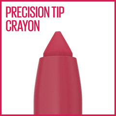 Maybelline Super Stay Ink Crayon afilador integrado para retoques precisos en cualquier lugar.