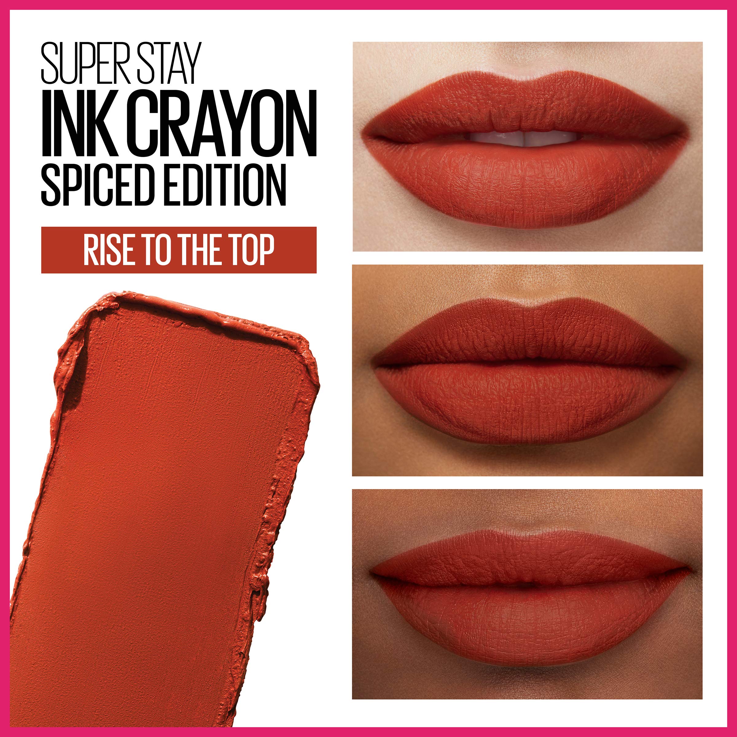 Maybelline Super Stay Ink Crayon Burnt Sienna: acabado mate que resiste el día