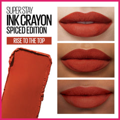 Maybelline Super Stay Ink Crayon Burnt Sienna: acabado mate que resiste el día